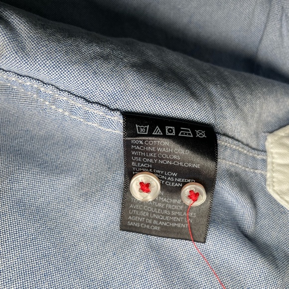 Men’s Whale Buttondown - Picture 3 of 3